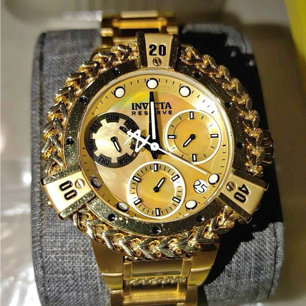 Invicta Reserve Chronograph
Quartz Gold Dial Ladies Watch model
34843